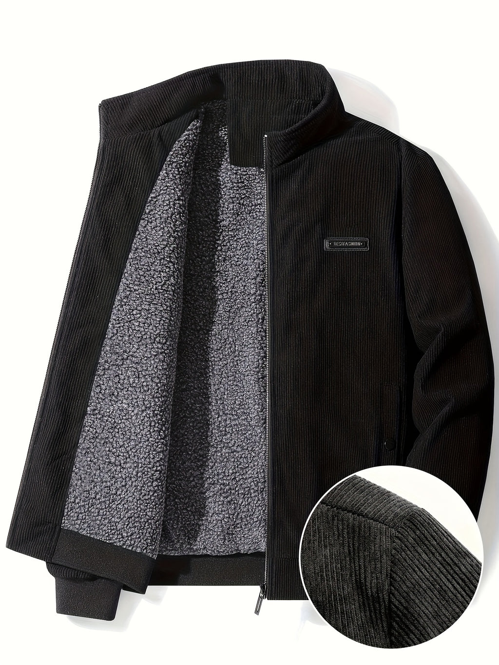 Veste pour homme, coupe-vent, à col montant, modele 2