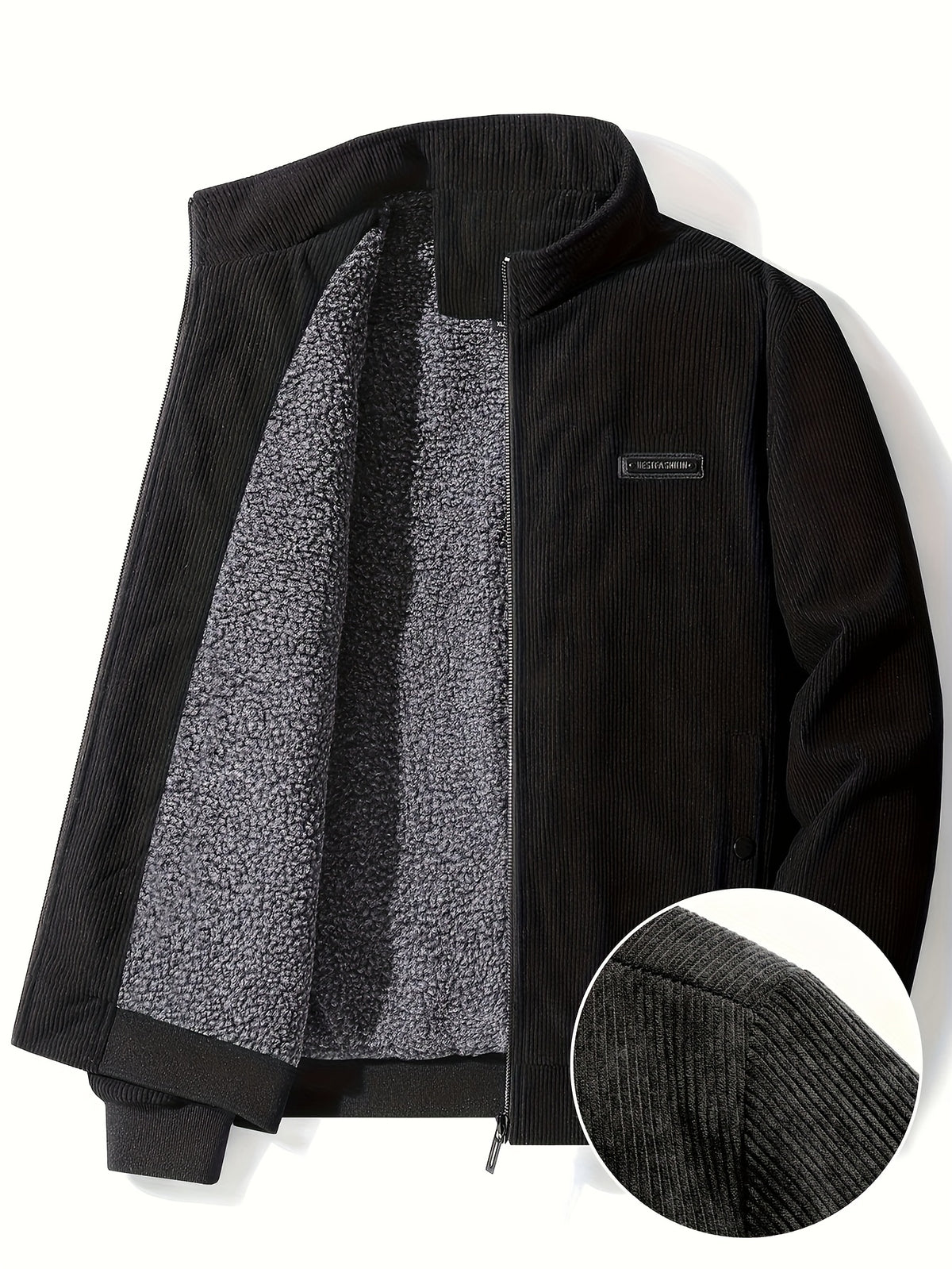 Veste pour homme, coupe-vent, à col montant, modele 2