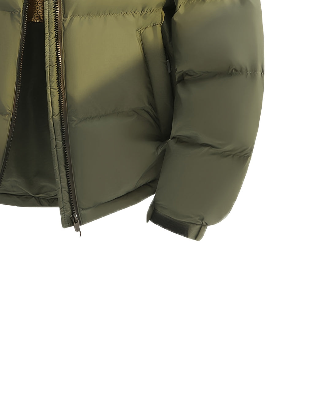 Veste matelassée pour homme, capuche amovible