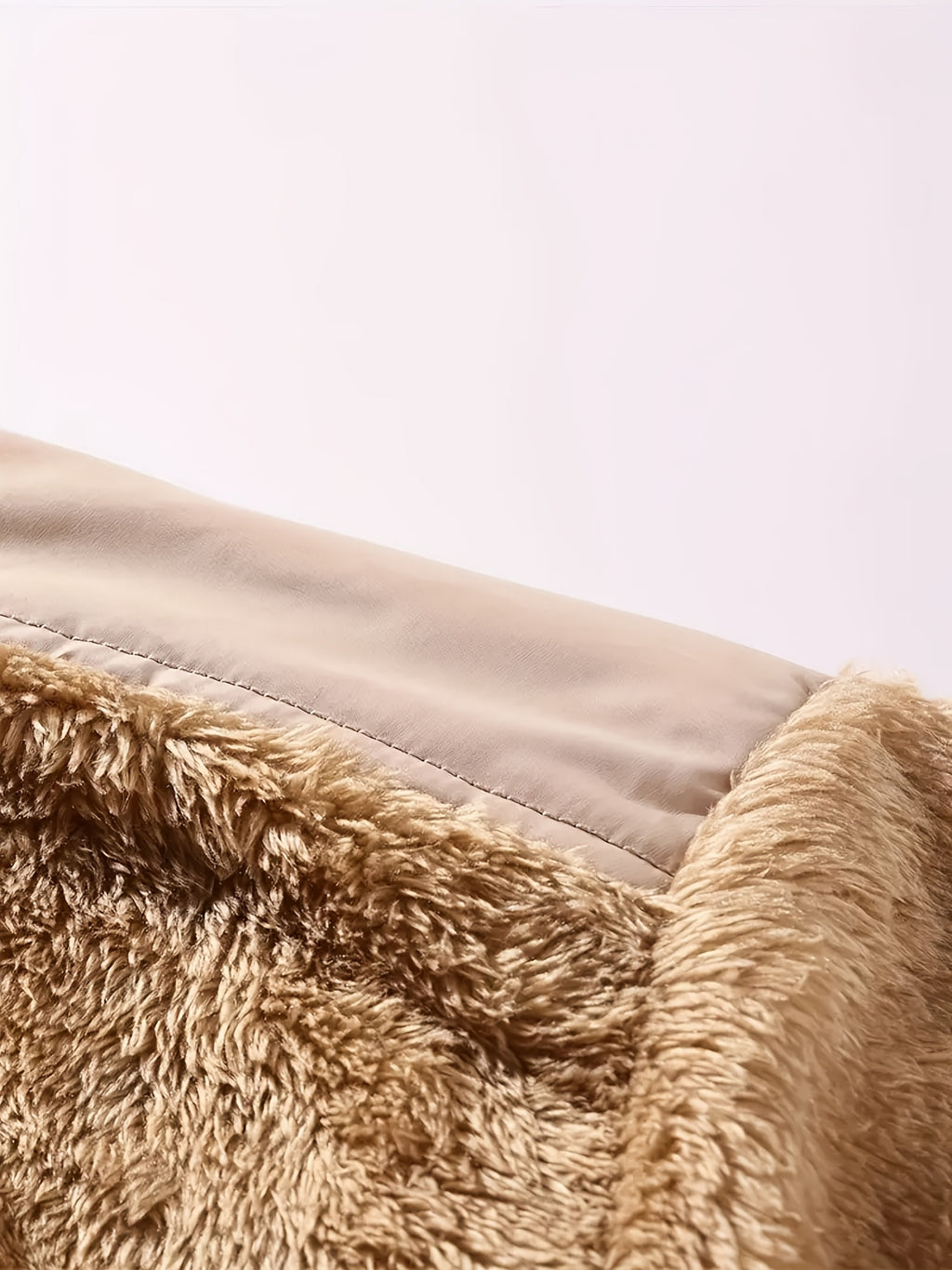 Veste pour homme, à capuche, brun jaunâtre