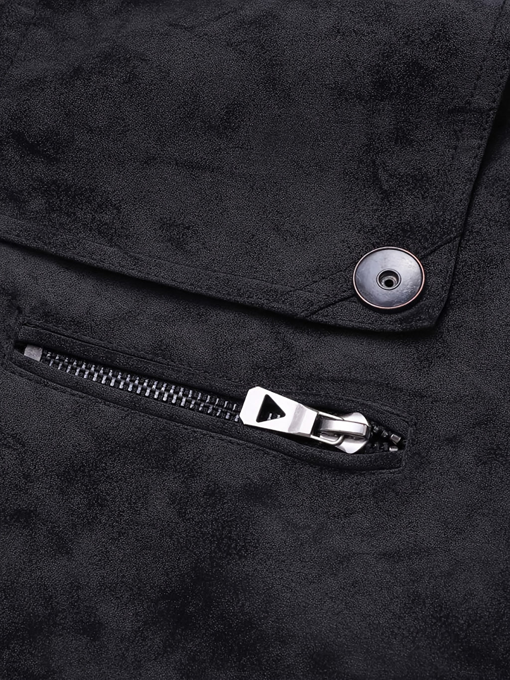 Veste, à col montant, brun, détail du vêtement