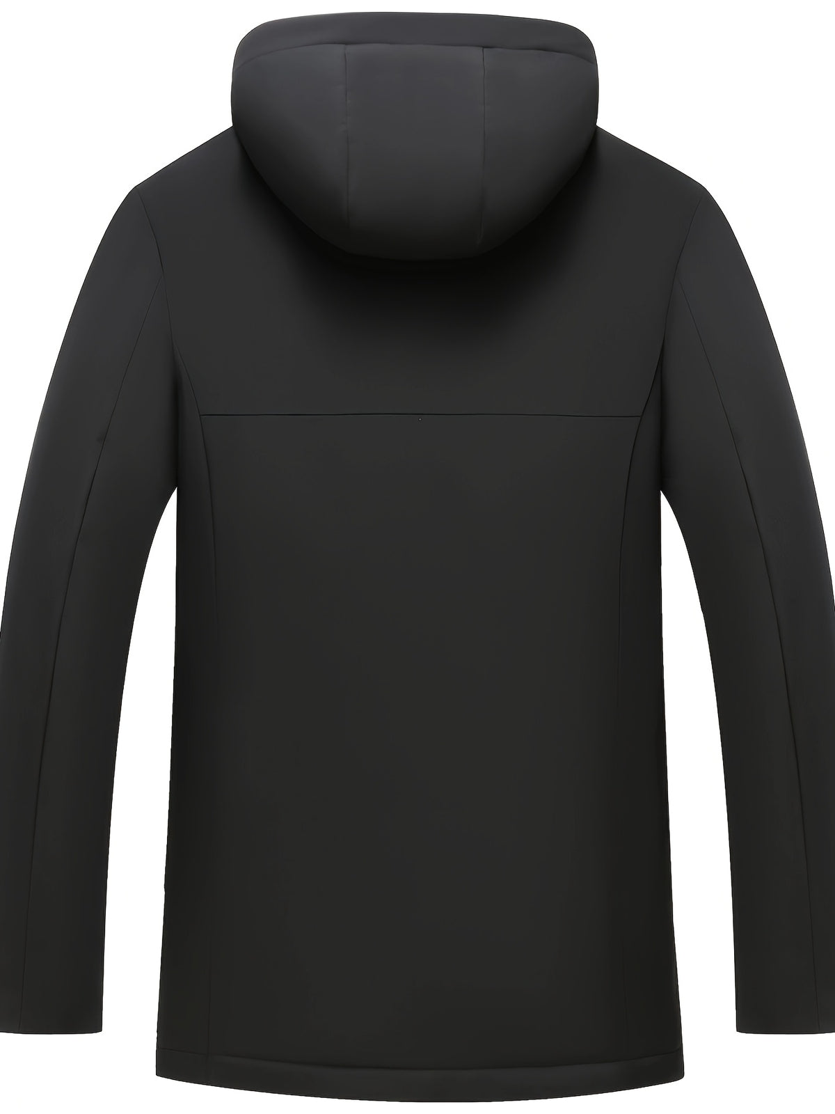 Veste matelassée long pour homme, coupe-vent, à capuche