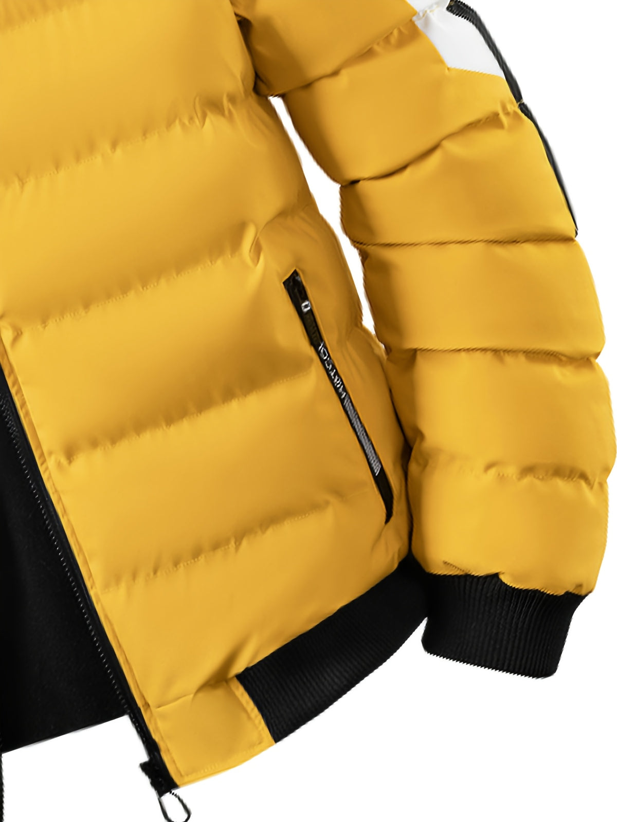 Manteau matelassé pour homme, réversible, à capuche