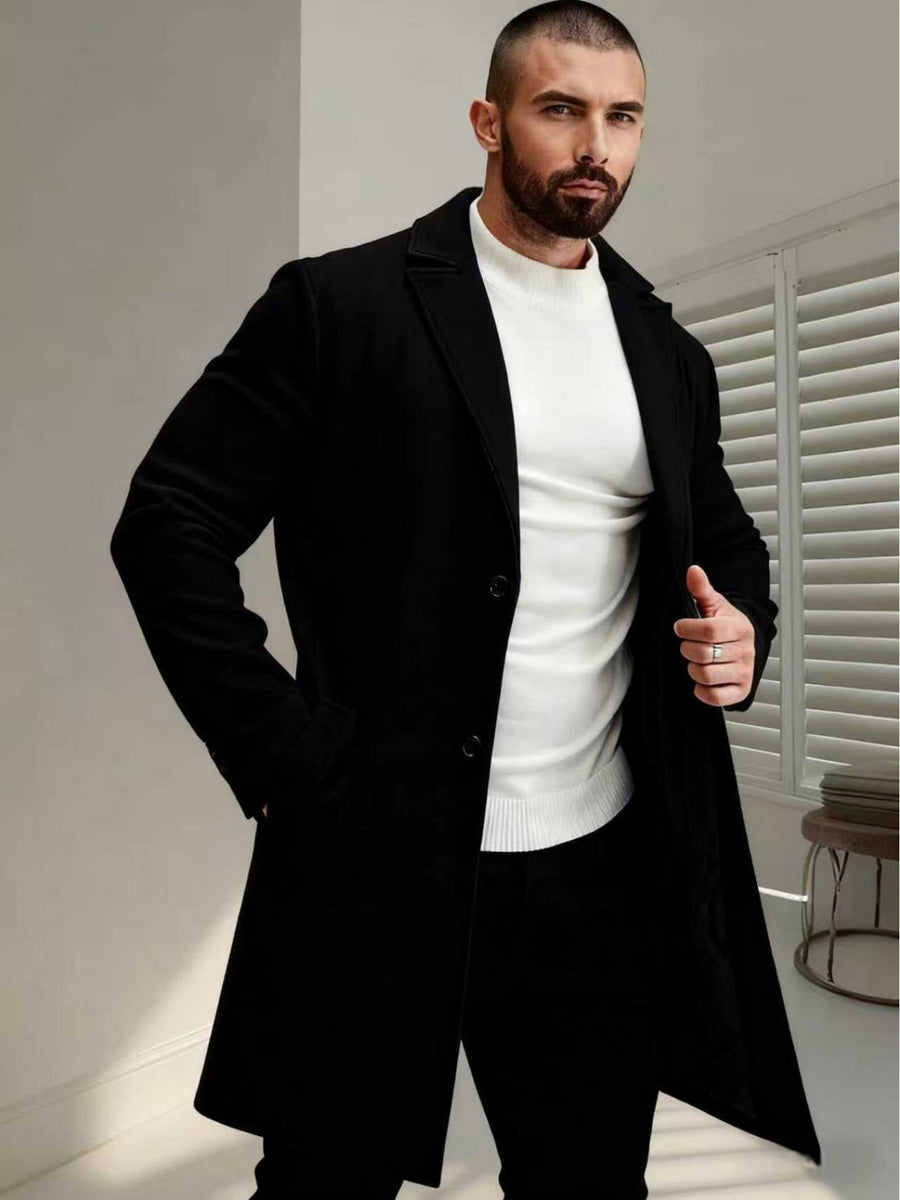 Manteau, à revers, gris clair, photo 10