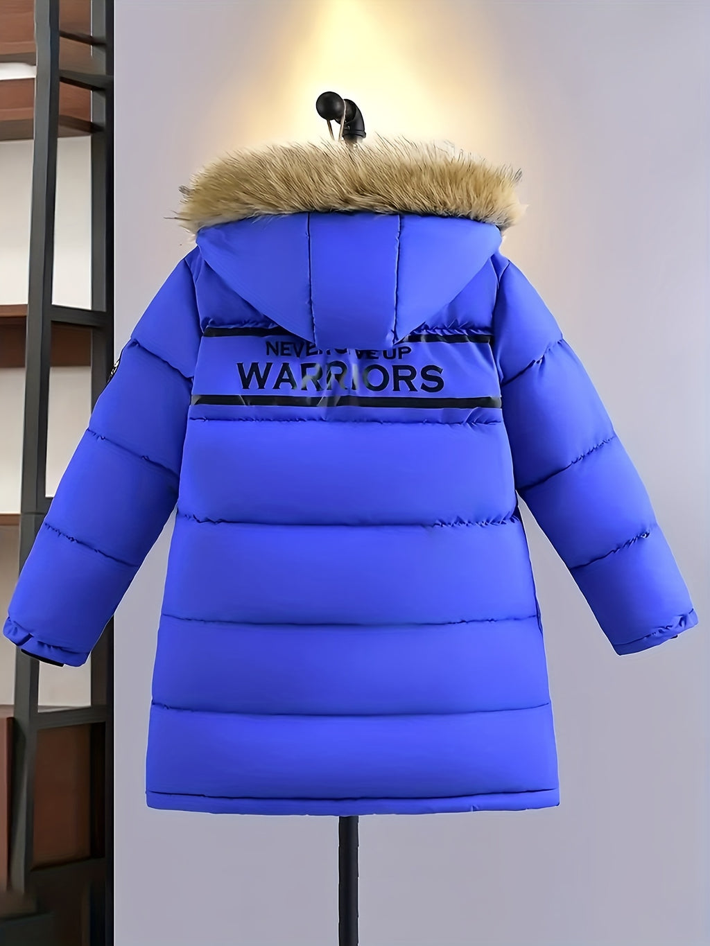 Veste matelassée long pour homme, à capuche, long