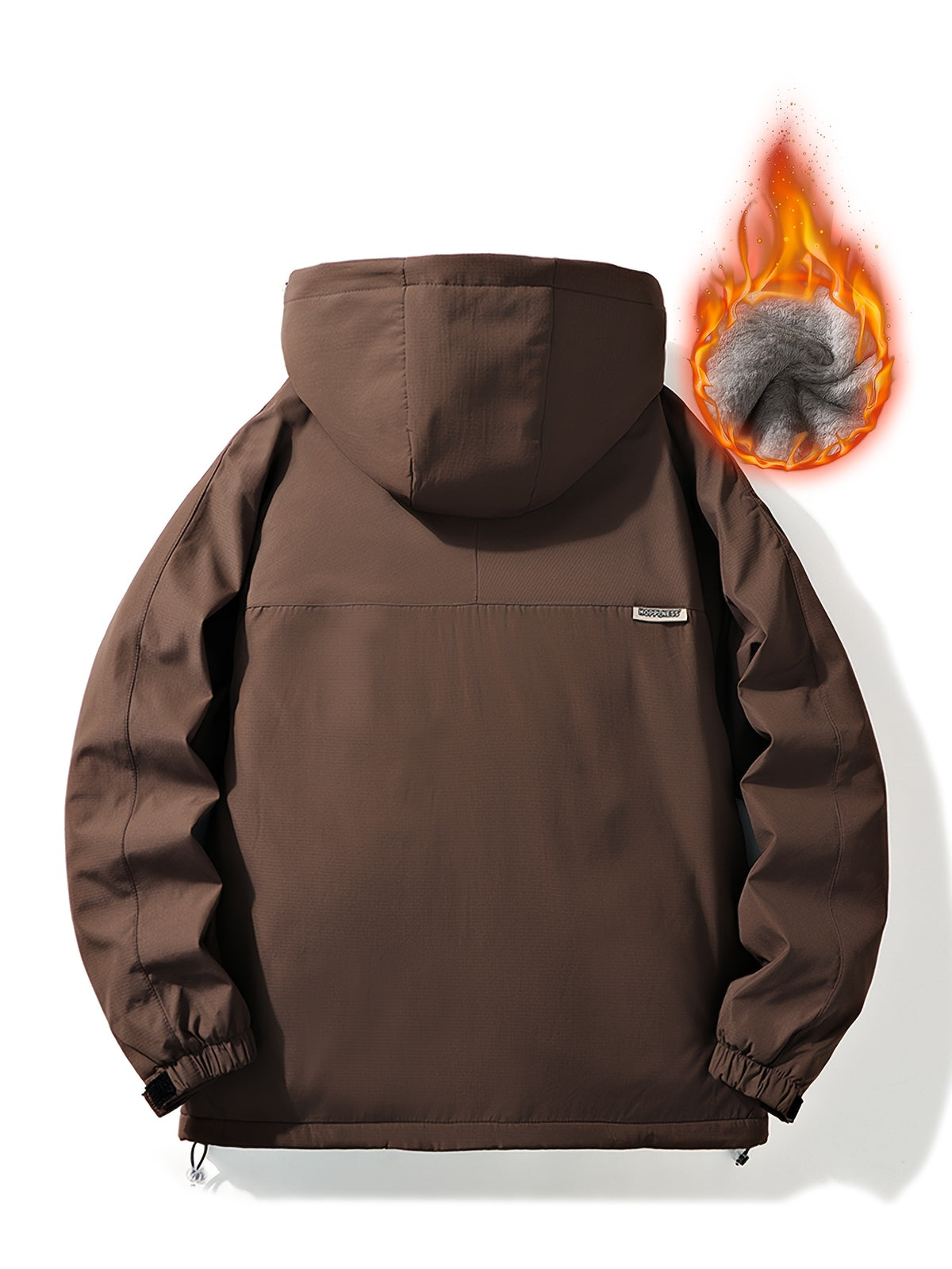 Veste pour homme, imperméable, à capuche
