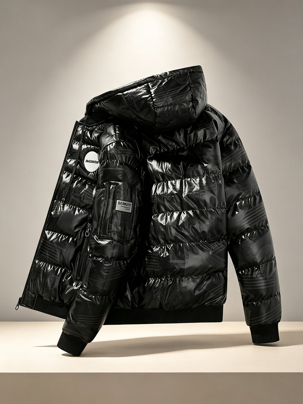 Veste pour homme, à capuche, vert