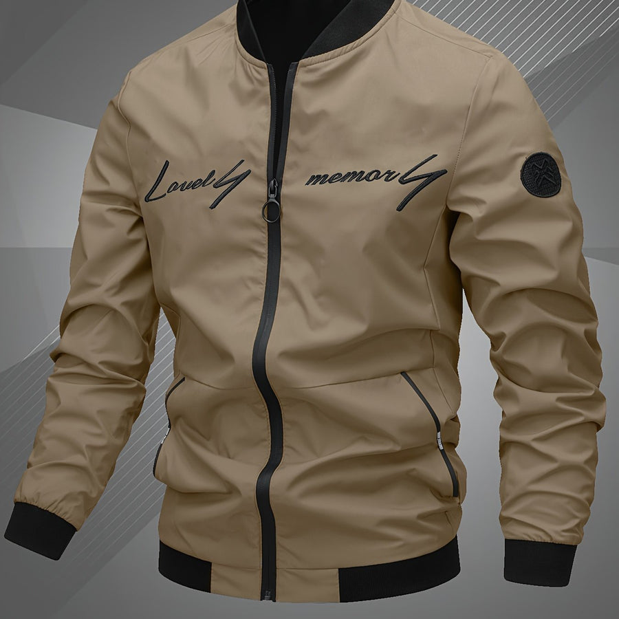 Veste, zone grise, coloris kaki 1