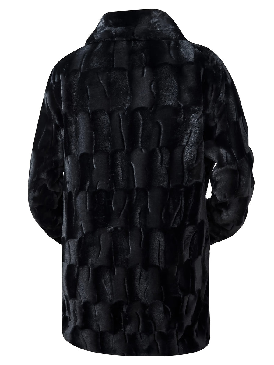 Veste long, polaire, à revers, photo 11