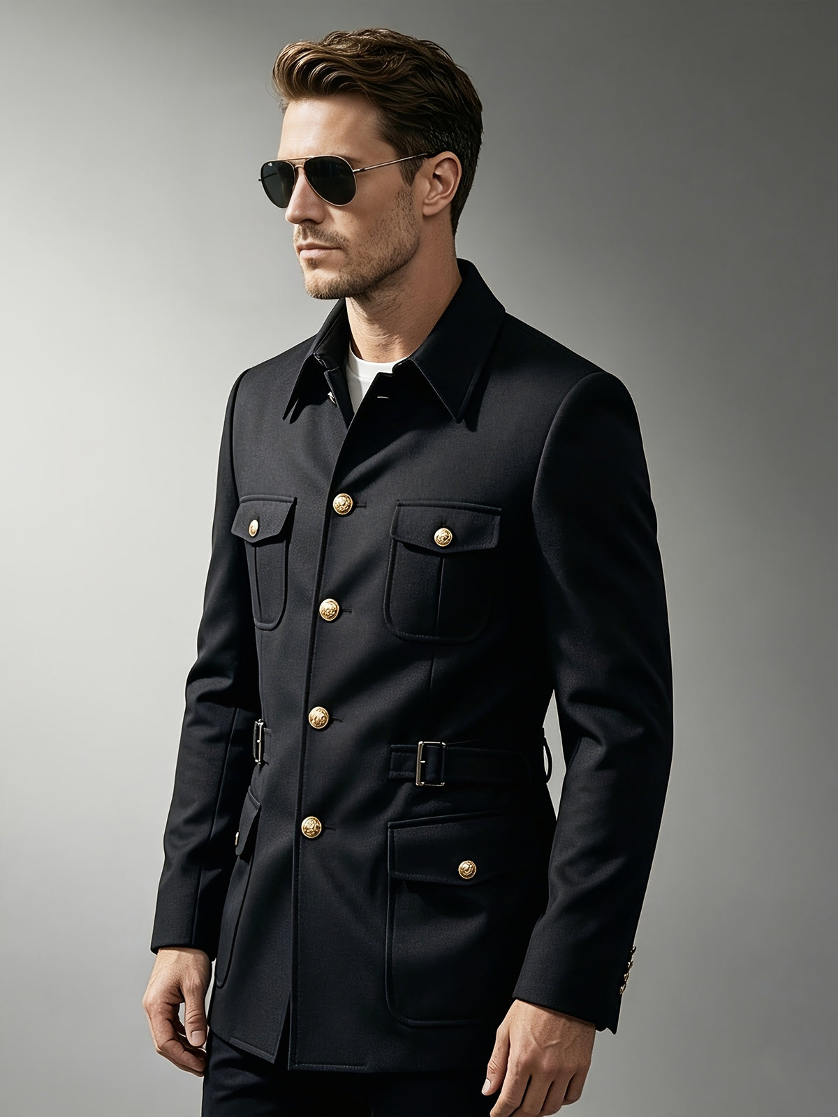 Veste pour homme, à revers, modele 13