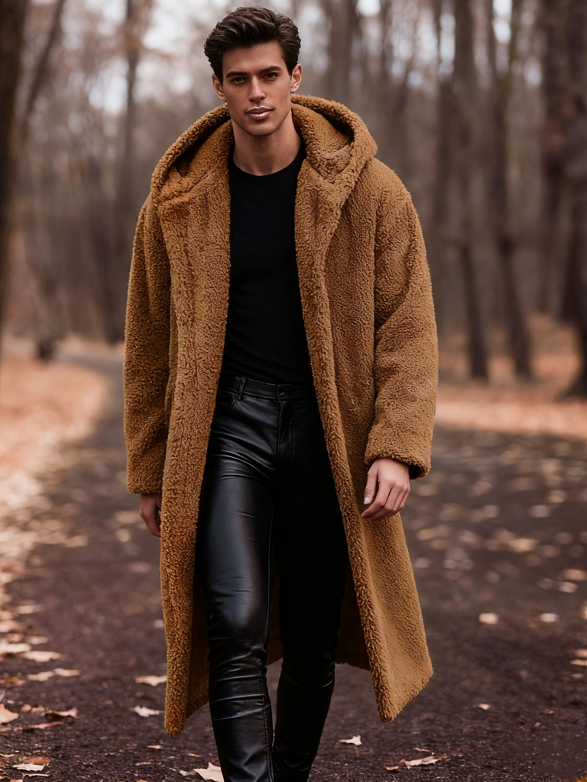 Trench pour homme, à capuche, modele 3