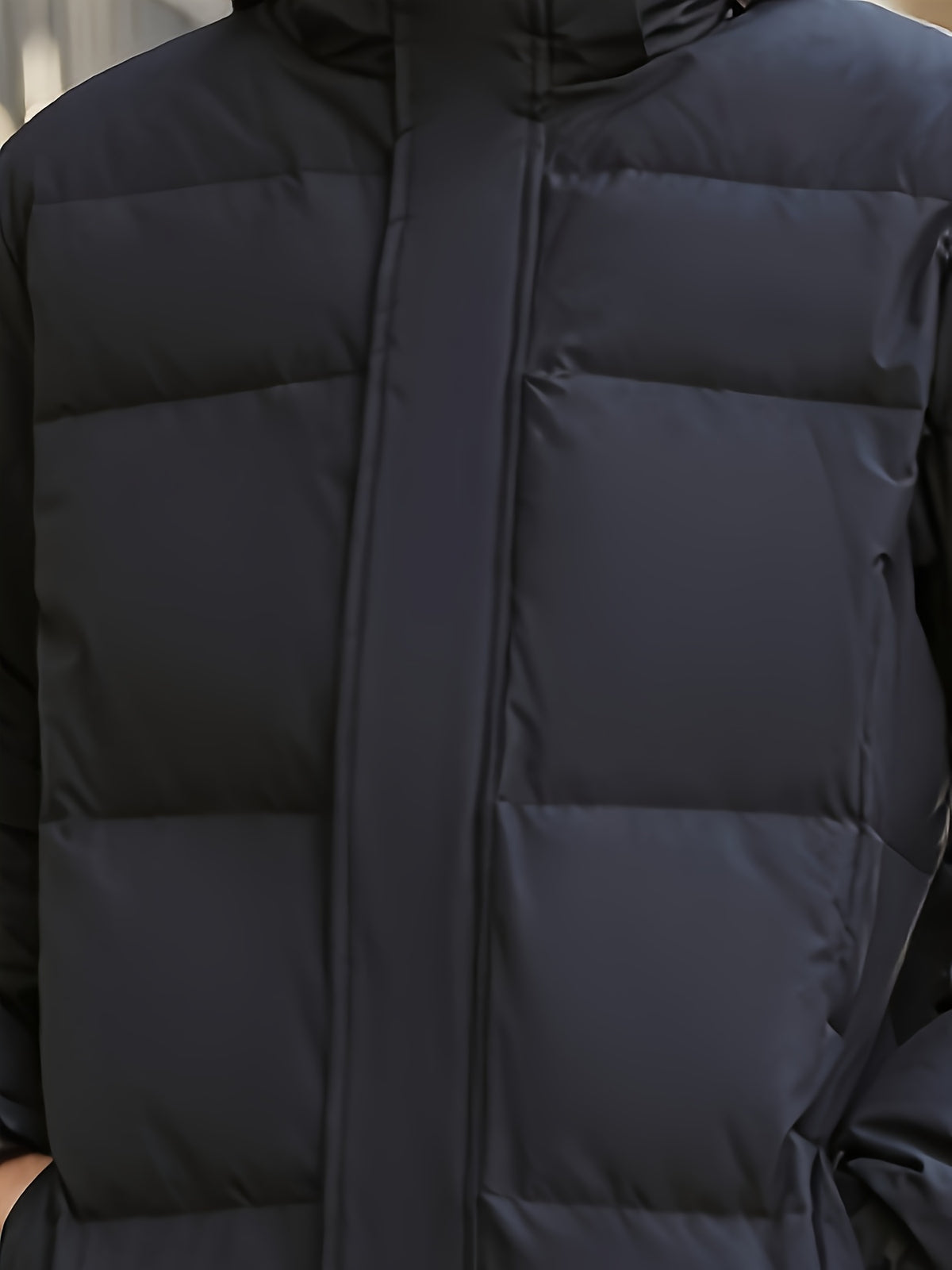 Manteau matelassé pour homme, à capuche, modele 4