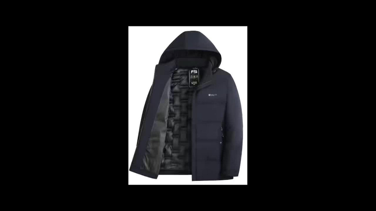 Veste matelassée pour homme, à capuche, kaki