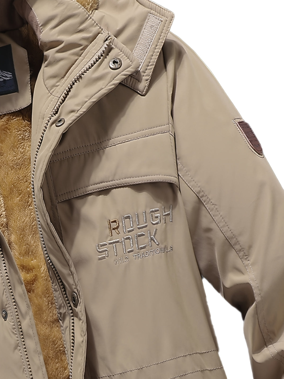 Veste long pour homme, à capuche, vert fougère