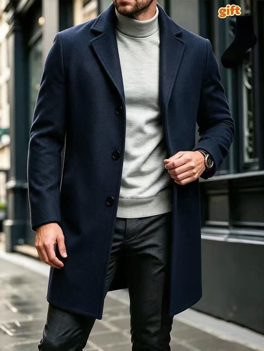 Trench, à revers, modele 12, photo 10