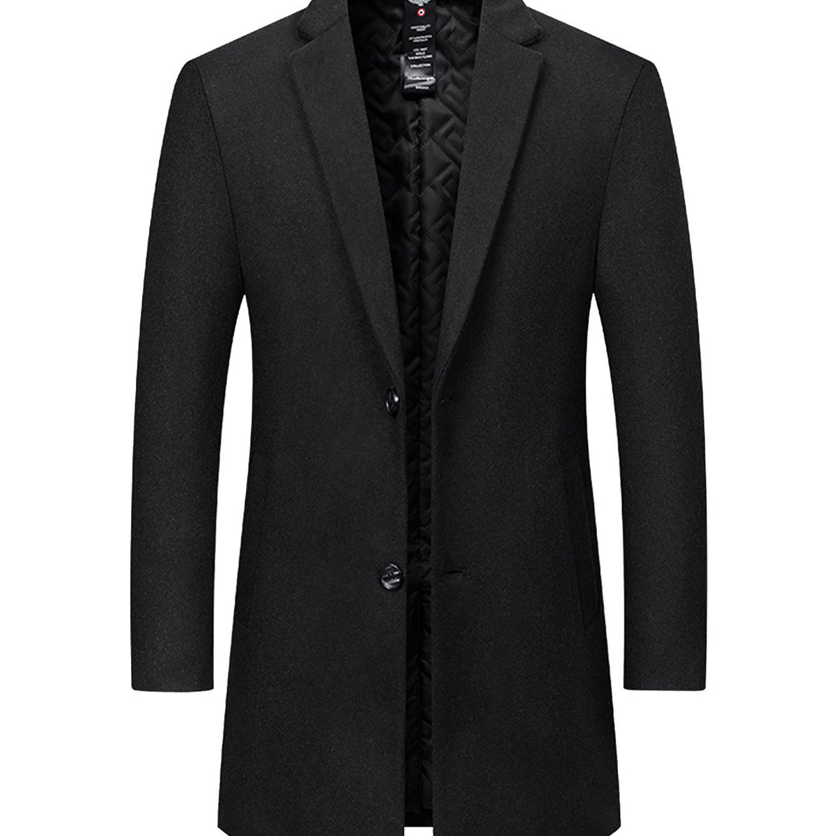 Veste matelassée, 25 % laine, velours, coloris noir Image