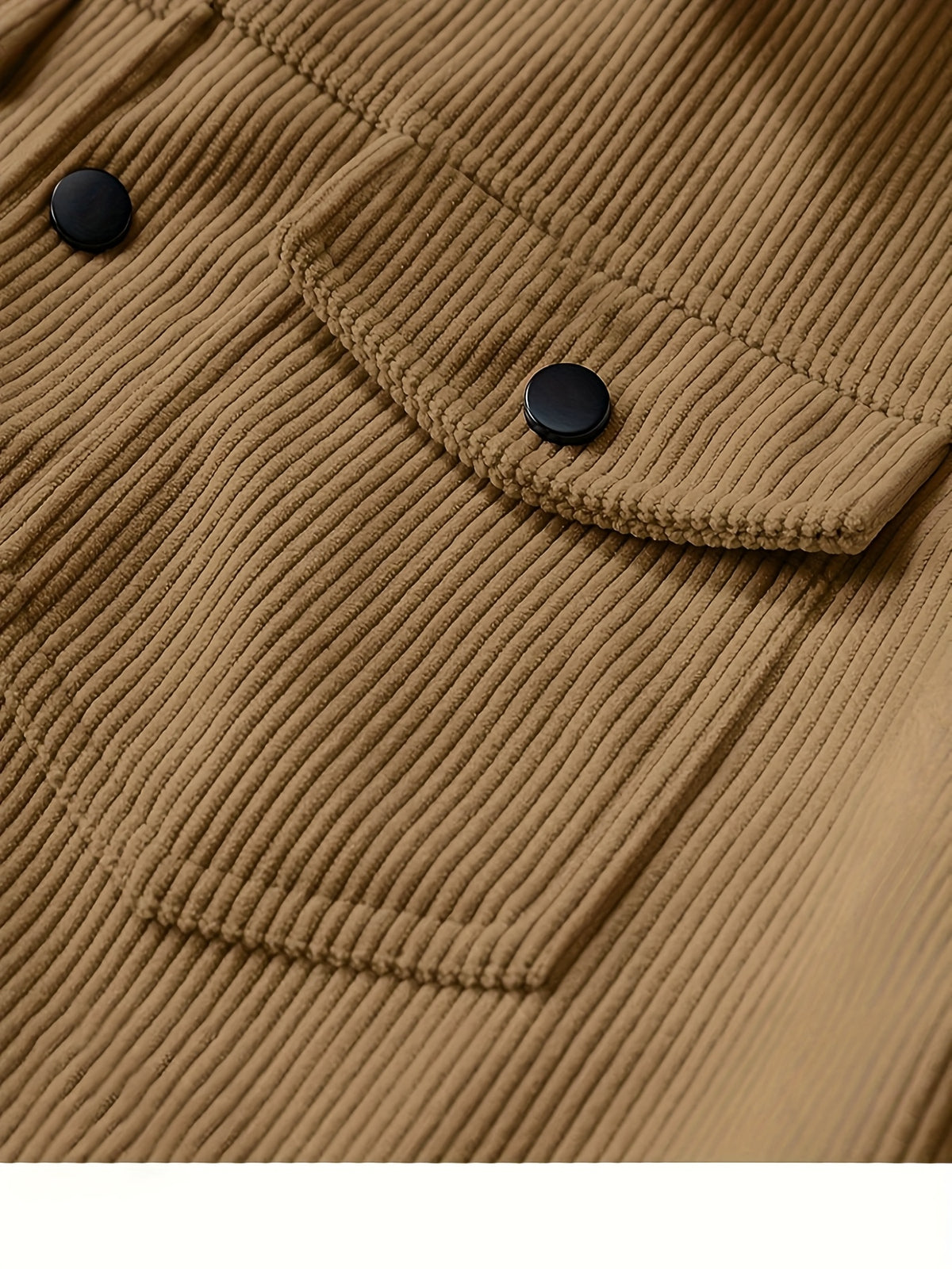 Veste pour homme, velours côtelé, à revers
