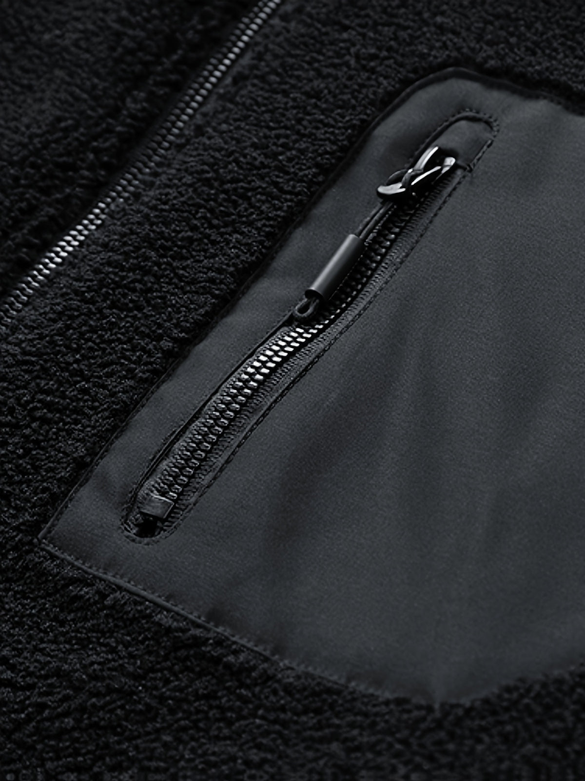 Veste long pour homme, polaire