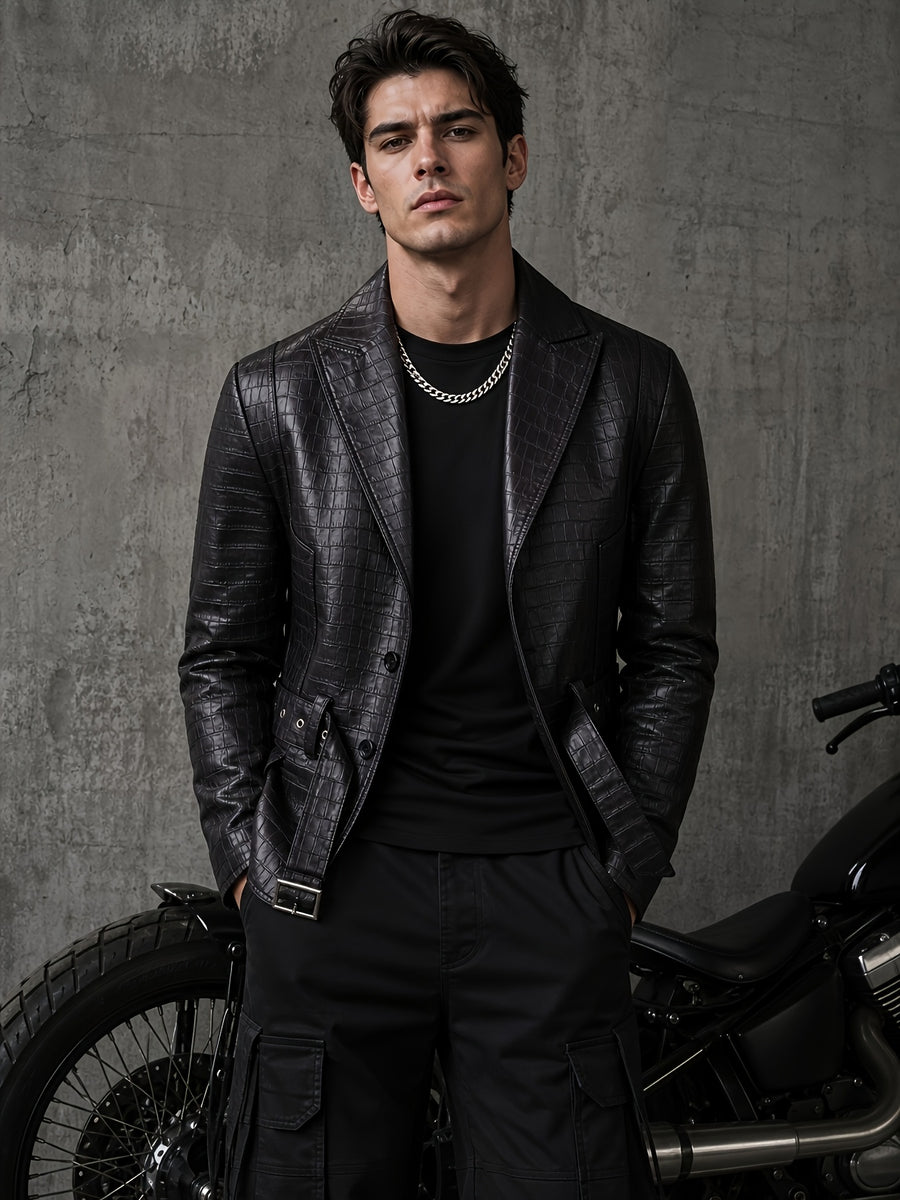 Veste long, grandes tailles, à revers, photo 18