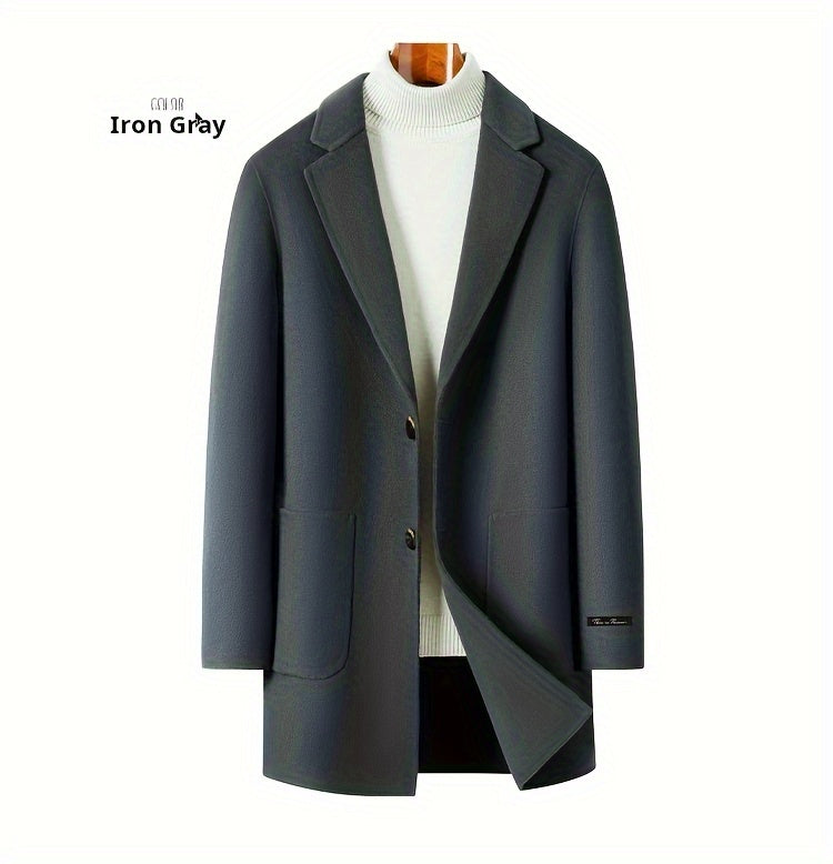Manteau en laine, 94,1 % laine, à revers, photo 13