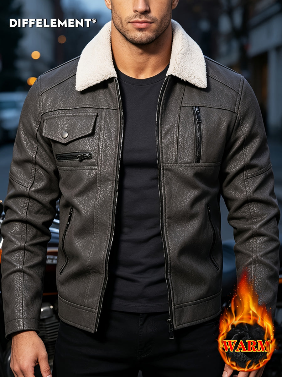 Veste, coupe-vent, à revers, noir, photo 16