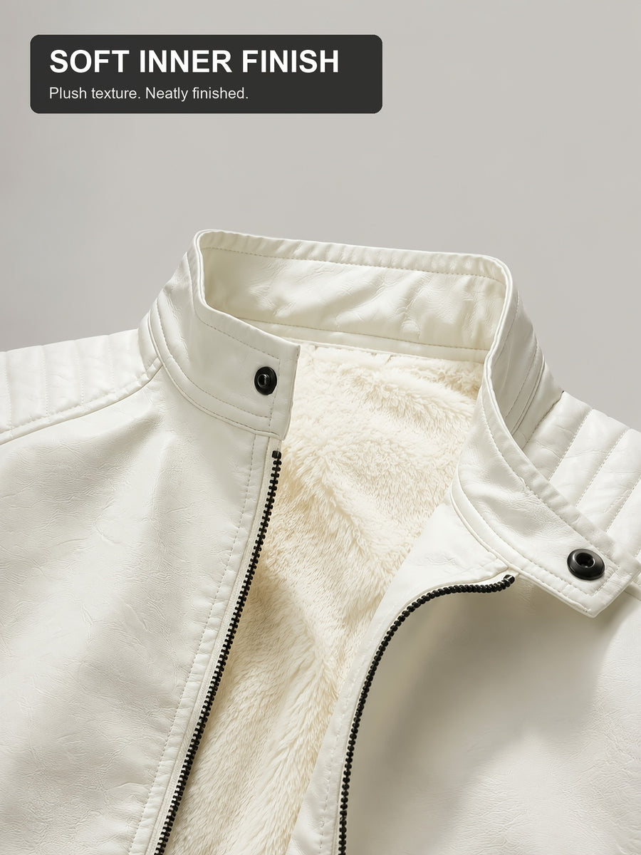 Veste Décontractée, une Pièce de Printemps/Hiver Élégante, avec un Design de Cardigan Zippé, un Col Montant et des Poches Zippées. Convient pour une Tenue Décontractée et les Soirées, Elle est Aussi Confortable pour le Cyclisme. Un Cadeau de No, photo 5