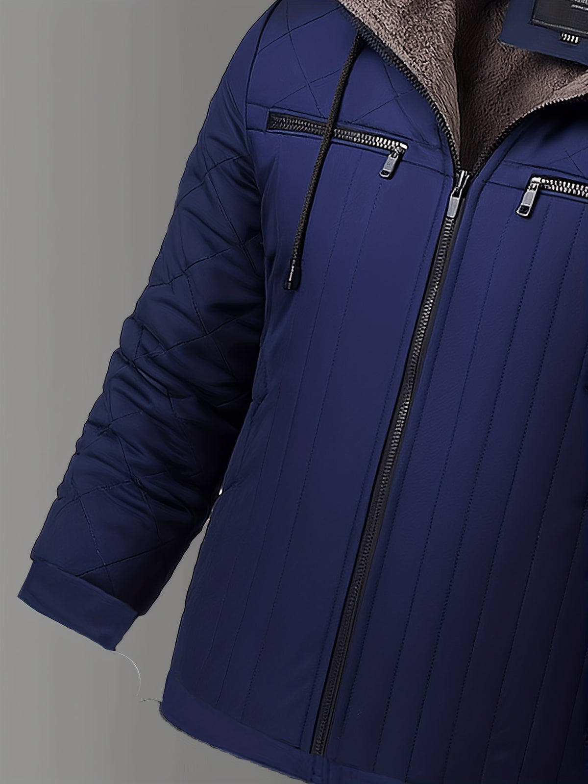 Veste pour homme, polaire, à capuche