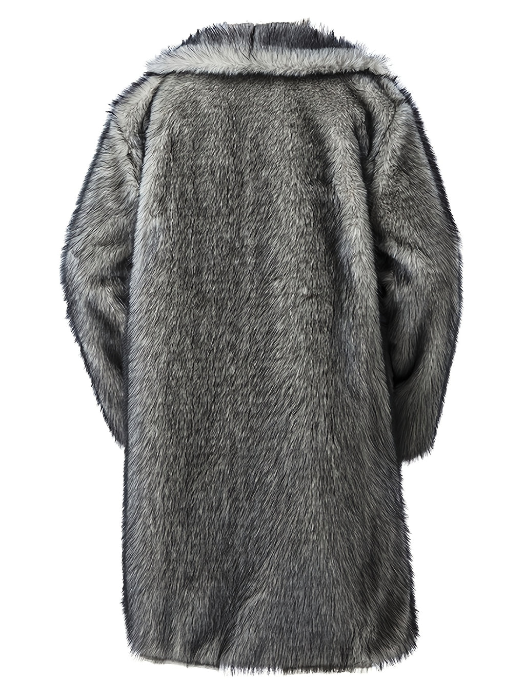 Manteau pour homme, à revers, brun
