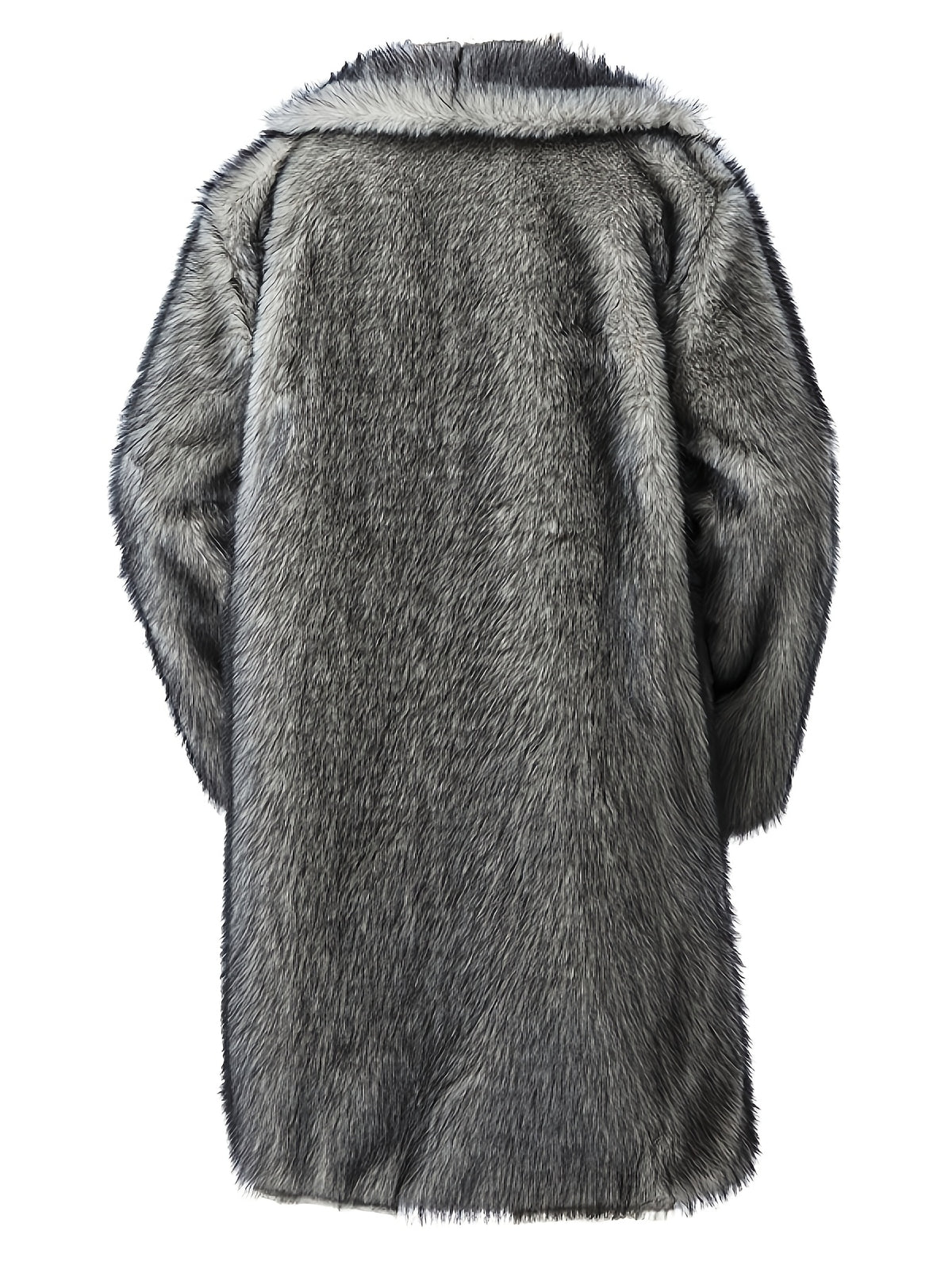 Manteau pour homme, à revers, brun