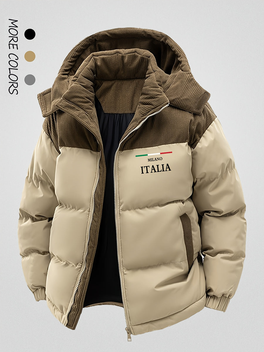 Manteau, à capuche, noir