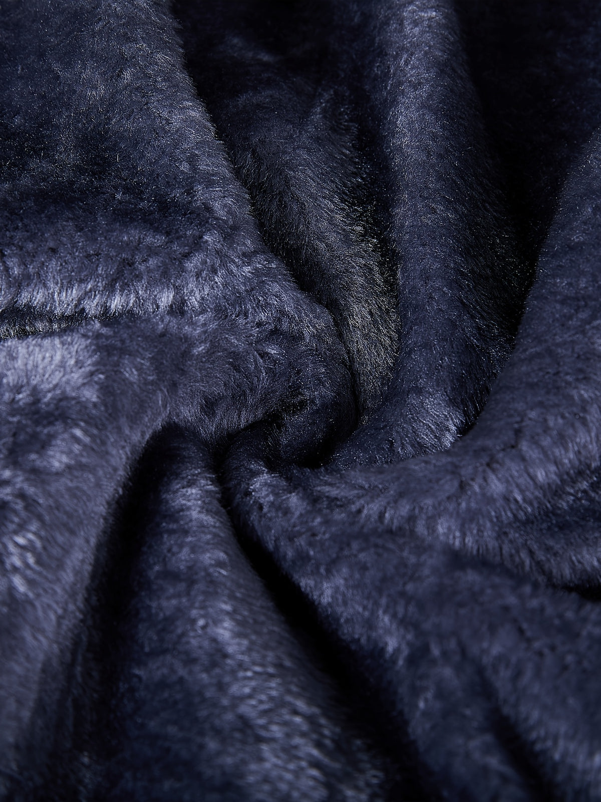Manteau pour homme, à col montant, noir