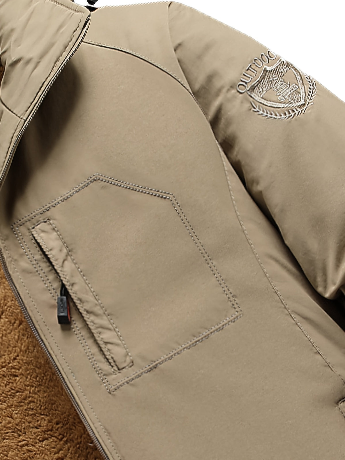 Manteau pour homme, à capuche, modele 7