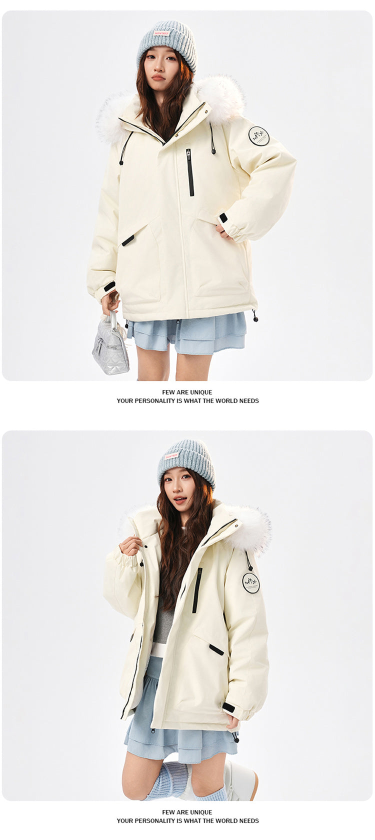 Manteau en fausse fourrure pour homme, coupe-vent, à capuche
