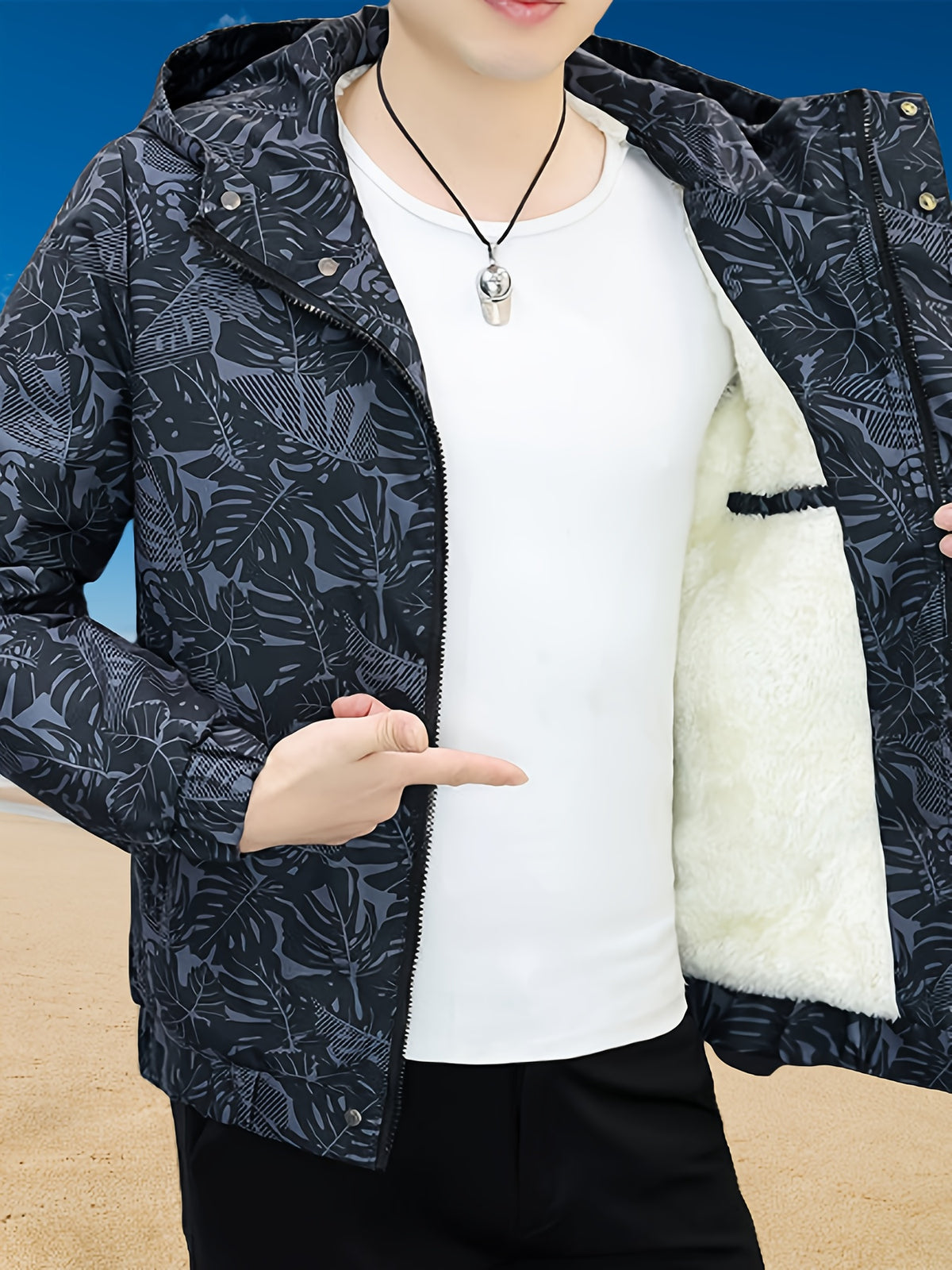 Veste pour homme, polaire