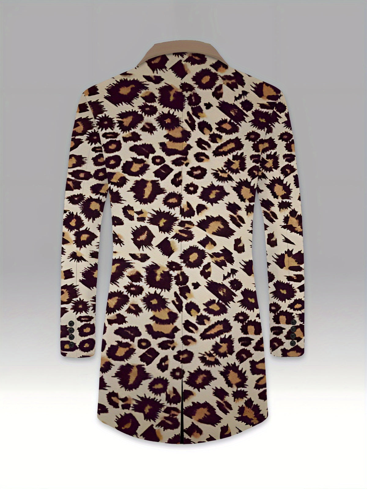 Manteau long pour homme, à revers, long