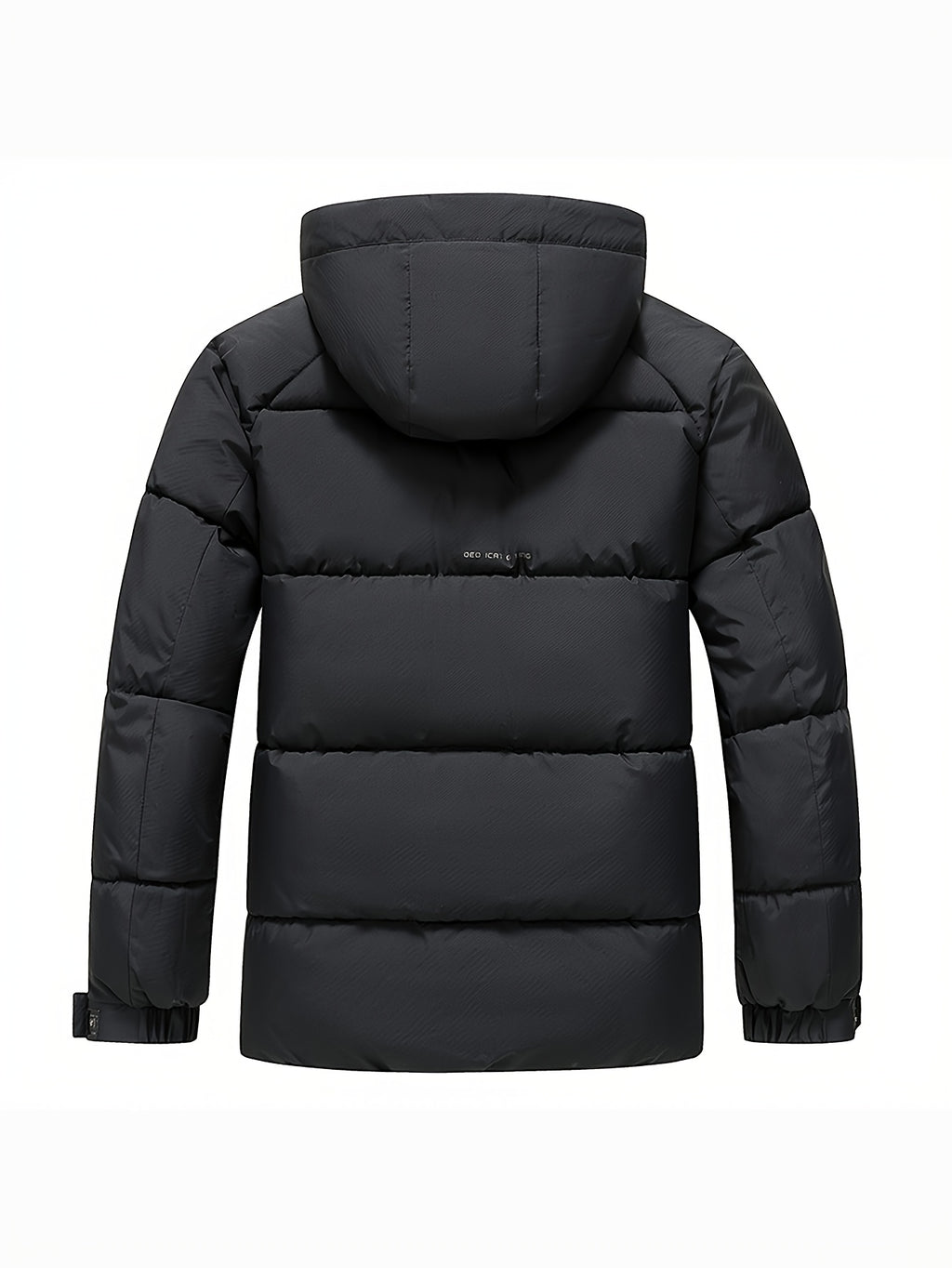 Veste matelassée pour homme, coupe-vent, à capuche, rouge brique