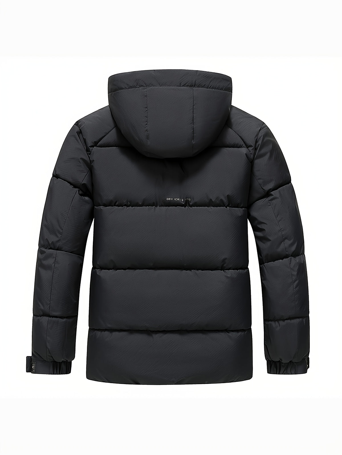 Veste matelassée pour homme, coupe-vent, à capuche, rouge brique