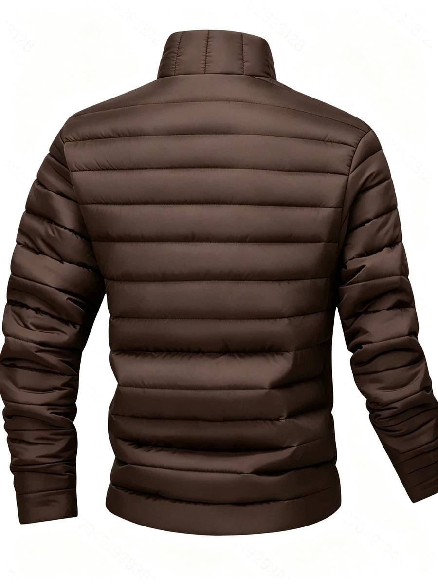 Veste, à col montant, marron 2, photo 9
