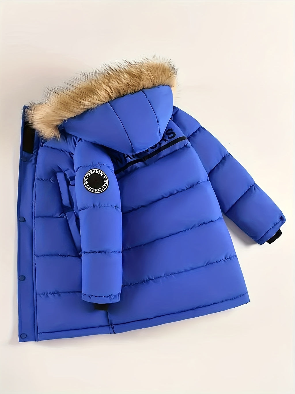 Veste matelassée long pour homme, à capuche, long