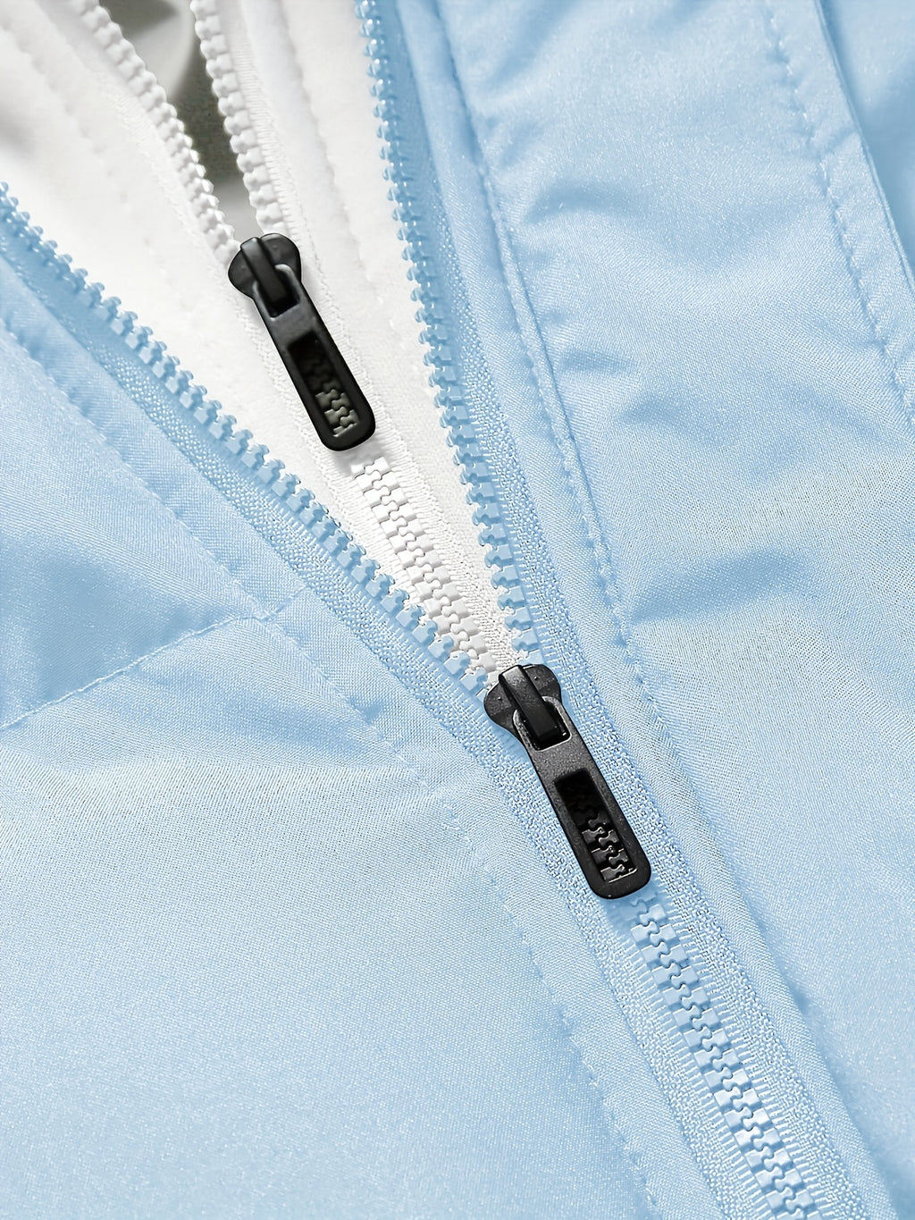 Veste pour homme, à capuche, bleu clair