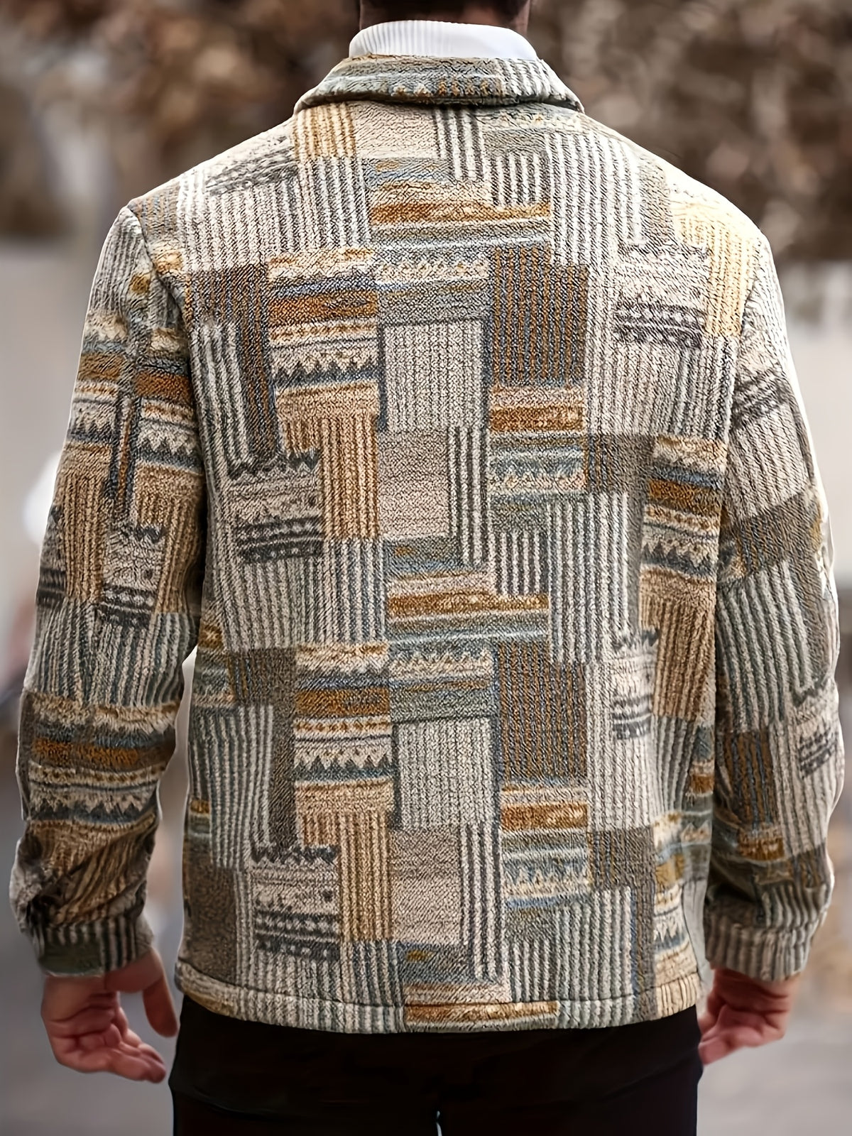 Veste pour homme, à revers, modele 4