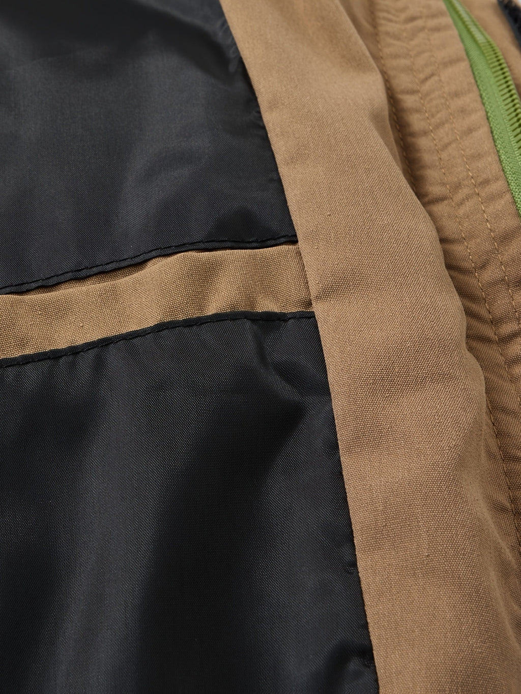 Manteau matelassé pour homme, coupe-vent, à col montant
