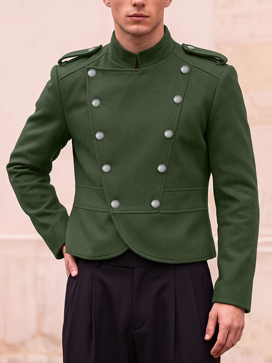 Veste, à col montant, marron clair, photo 9