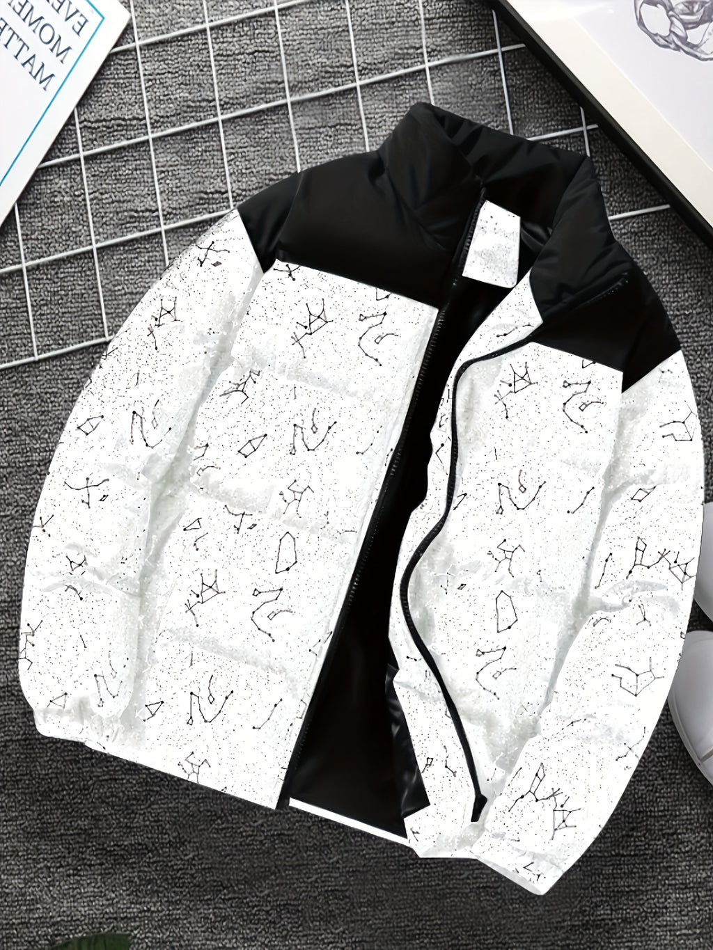 Veste pour homme, à col montant, modele 4