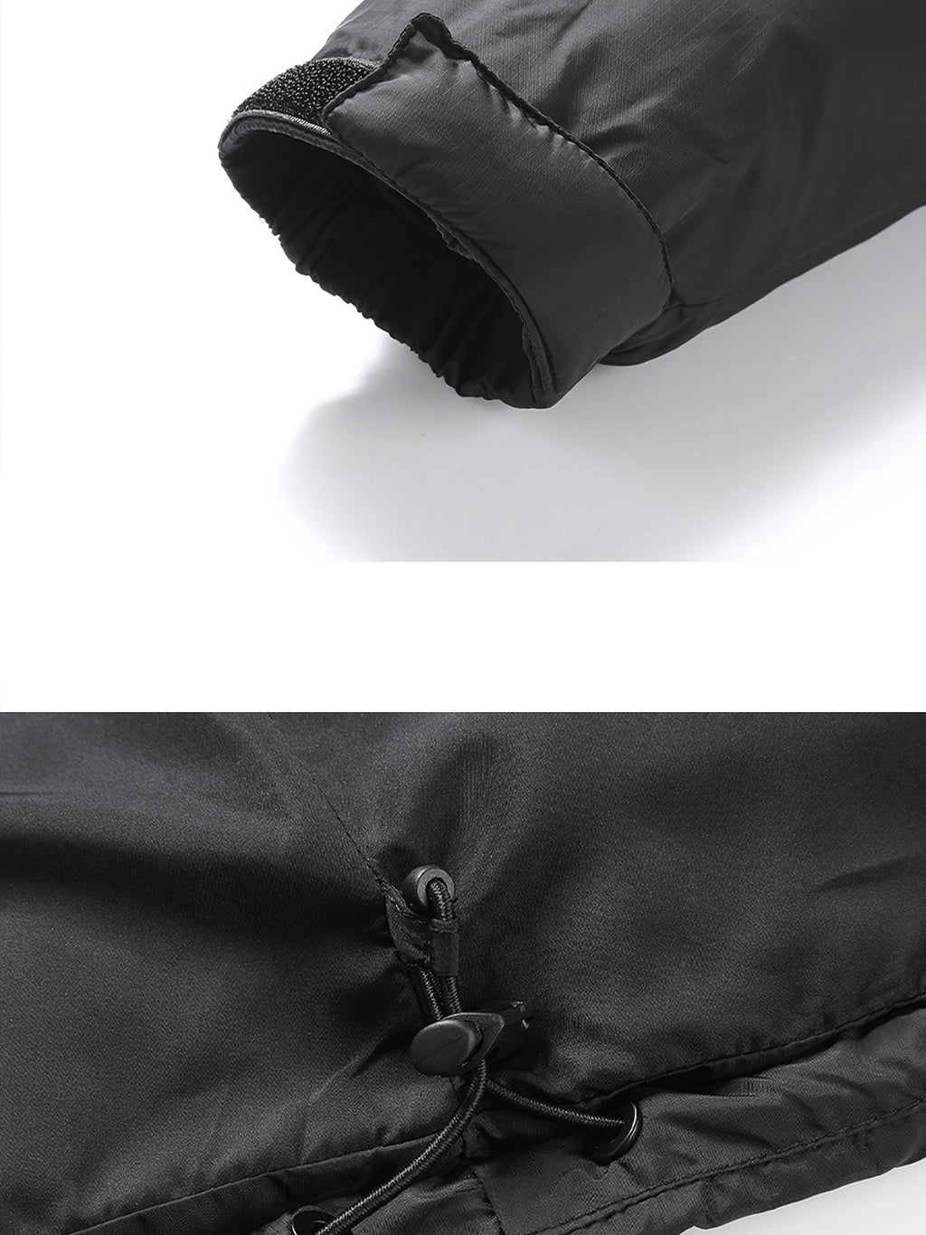Veste matelassée pour homme, capuche amovible