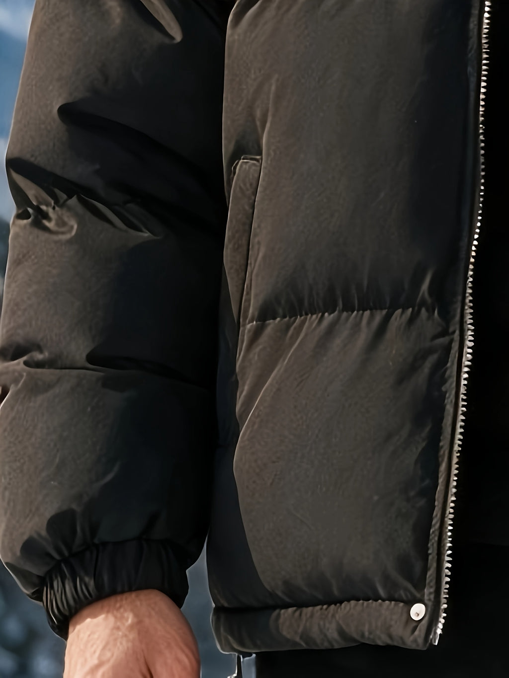 Veste pour homme, à capuche, violet