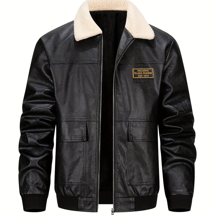 Veste, à revers, gingembre, coloris noir