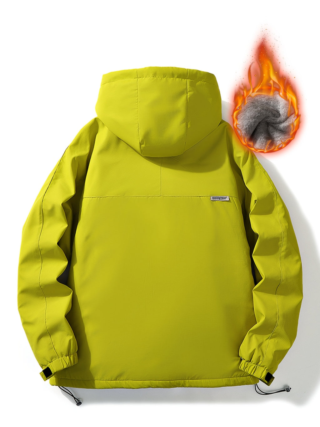 Veste pour homme, imperméable, à capuche