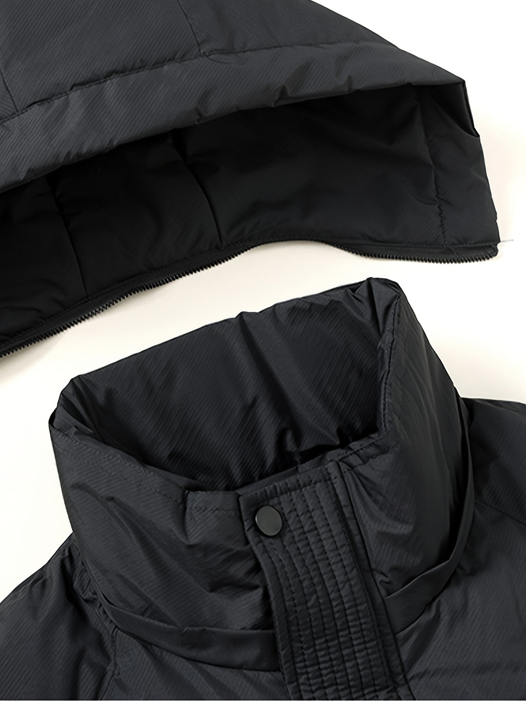 Manteau matelassé pour homme, à capuche, vert fougère
