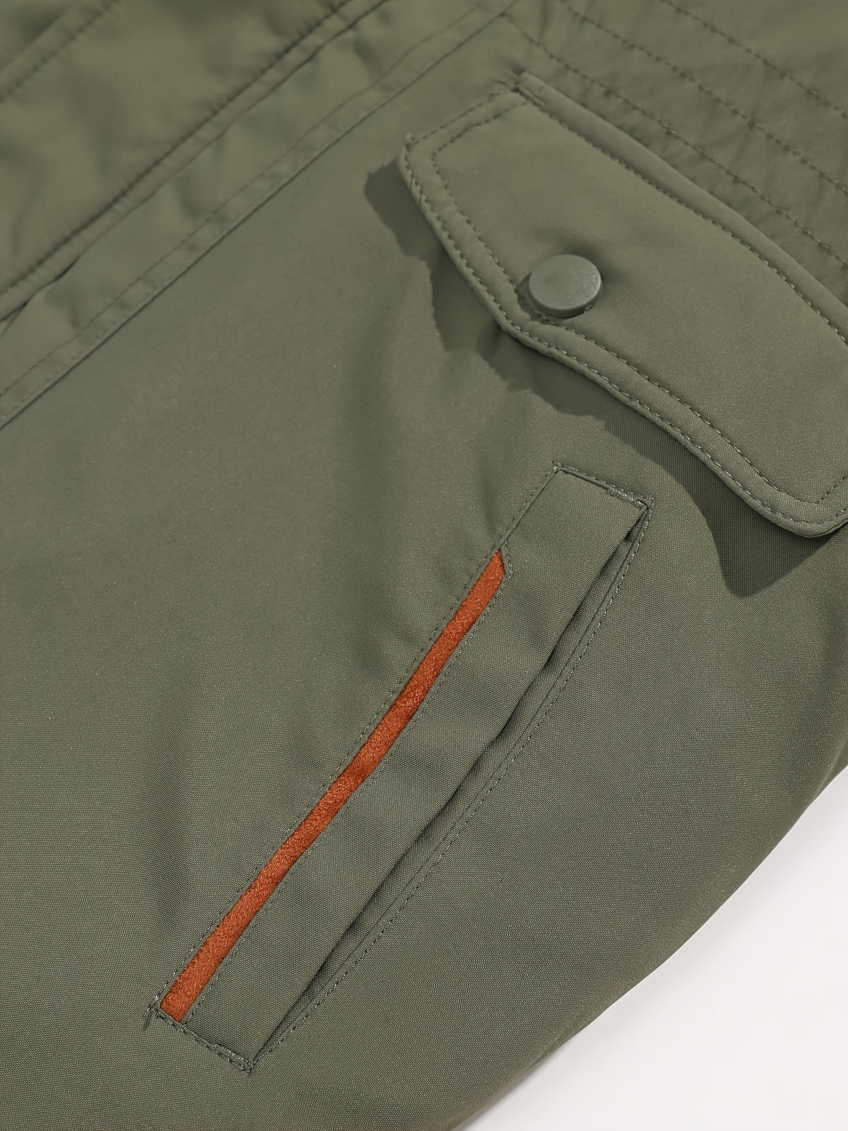 Veste long pour homme, coupe-vent, à capuche
